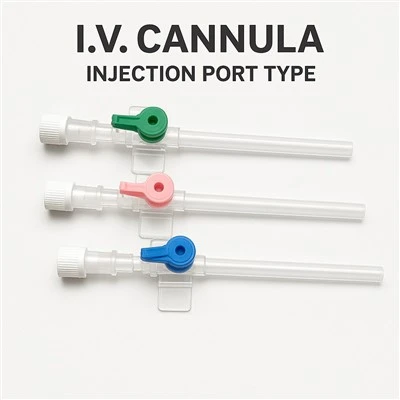 IV Cannula Catheter Port ประเภทพอร์ต